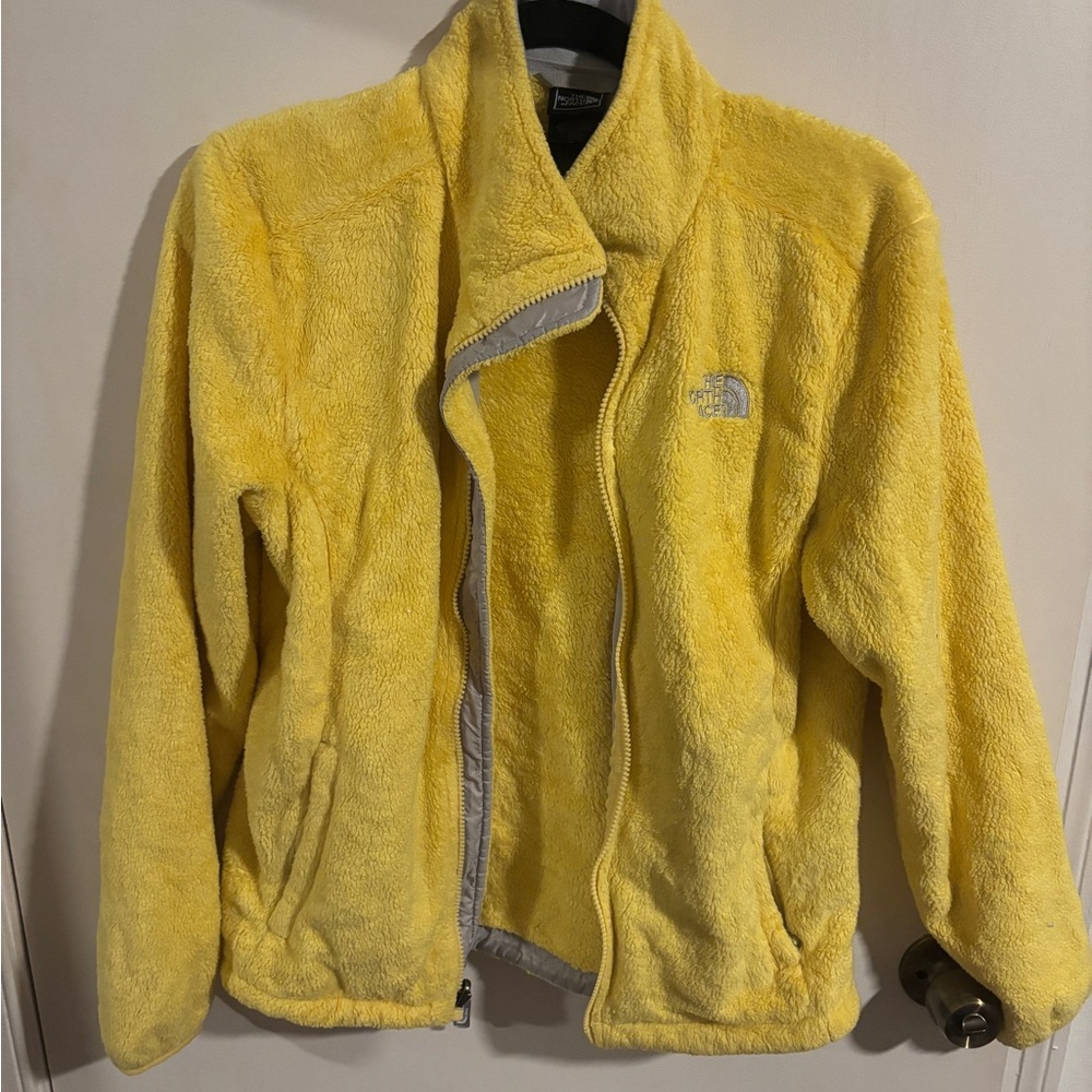 The North Face Osito Fleece Jacket - Women’s Small - Yellow - Super Soft & Cozy